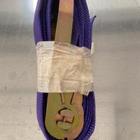 Cinghia di ancoraggio e fissaggio con cricchetto