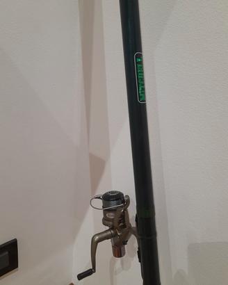 Canna pesca trota Micthell 5,90m e mulinello MC201