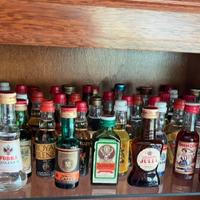 Bottigliette mignon liquori vintage