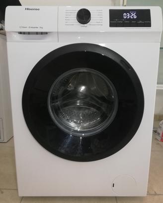 Lavatrice Hisense 8kg Inverter 1400 giri vapore