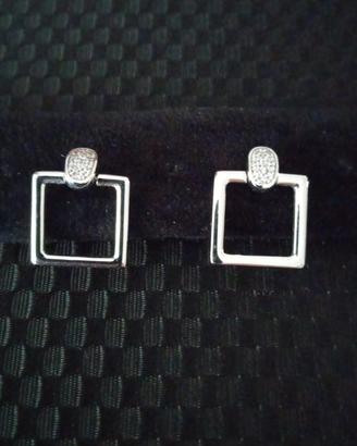 Orecchini in oro bianco 18k 