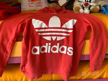 felpa adidas rossa