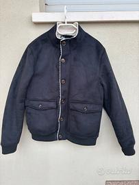 Giacca bomber MRKT in suede con interno in sherpa