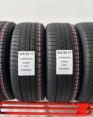 4 gomme 225 55 17 CONTINENTAL INVERNALI
