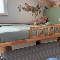 Letto in legno una piazza e mezza