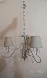 lampadario grigio tortora 