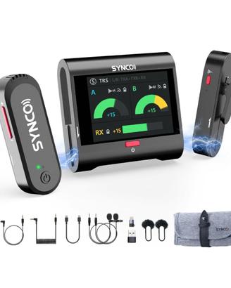 Microfono Lavalier Wireless SYNCO G3PRO