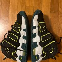 Nike Air More Uptempo Low Nero Geode Verde