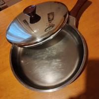 padella acciaio inox con coperchio 