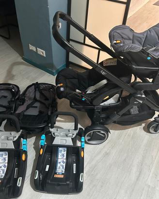 Trio Gemellare Chicco Fully Twin – Completo
