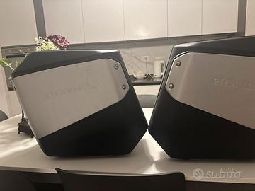 VALIGIE ORIGINALI HONDA CON GANCI PER TRANSAP 750