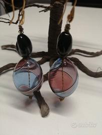 orecchini vetro di Murano 