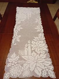 Centrotavola cotone fatto a mano