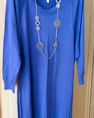 abito MaxMara in maglina seta, tg L