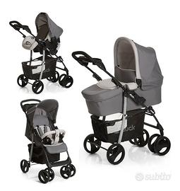 Passeggino trio Hauck con navicella e ovetto