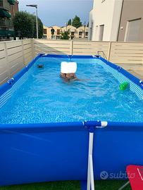 Piscina intex 450x220x84 + pompafiltro e accessori