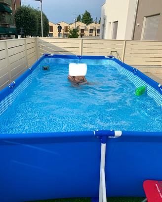 Piscina intex 450x220x84 + pompafiltro e accessori