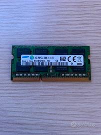 Ram ddr3 8gb portatile/sodimm