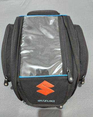 Zaino Suzuki, borse Givi e scarpe Alpinestar