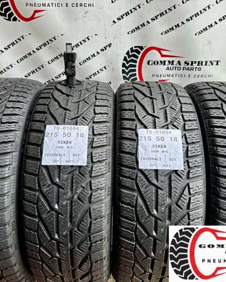 4 PNEUMATICI 215/50 R18 RIKEN INVERNALI