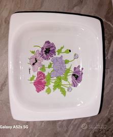 set di piatti terracotta e rivestita