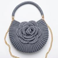 🌹 Splendide Borse a Rosa in Crochet Fatte a Mano