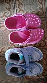 Scarpe ginnastica32, ciabatte32,ciabatte mare 31-3