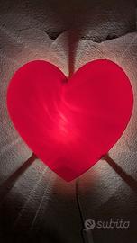 Lampada a forma di cuore