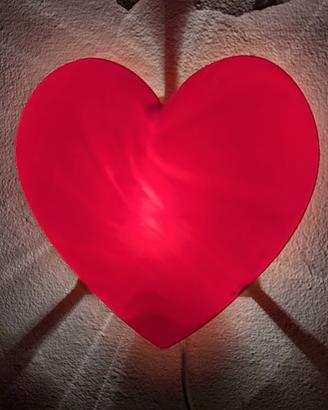 Lampada a forma di cuore