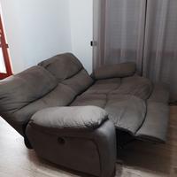 Divano 2 posti con sedute relax motorizzato