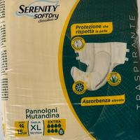 Pannoloni mutandina Serenity SoftDry – Taglia XL