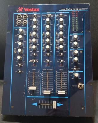 Vestax PCV-175 DJ Mixer a 3 Canali + alimentatore