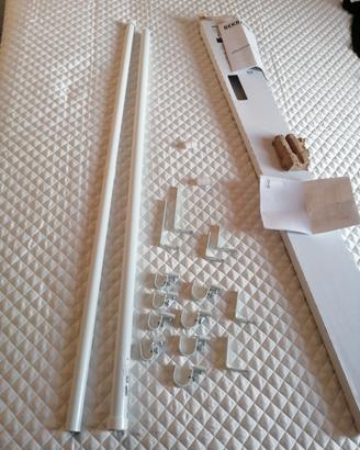 Bastone asta tende bianca singola Ikea BEKRAFTA