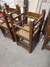 Sedie in vero legno