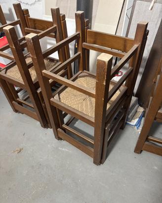 Sedie in vero legno