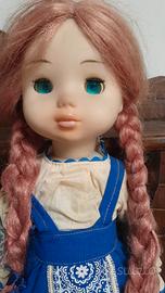 bambola capelli rosa