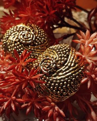 Orecchini Vintage Oro Satellite Paris 