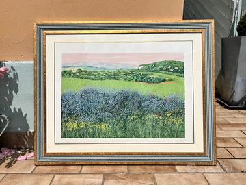 Serigrafia con cornice Azzinari