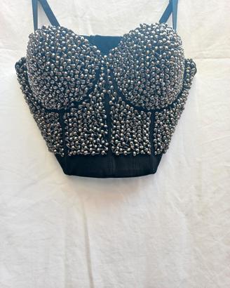 Top bustier IRON g taglia M praticamente nuvo. Top