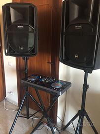 Casse Rcf + Pioneer r1 + microfoni Shure