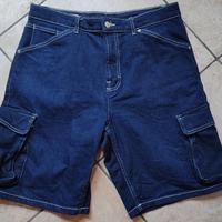 Bermuda cargo jeans Zara taglia 46