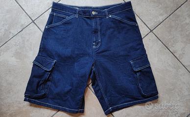 Bermuda cargo jeans Zara taglia 46