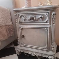 comodino shabby chic 