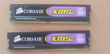 2Ram Corsair CM2X1024-6400 1G  800MHz XMS2-640