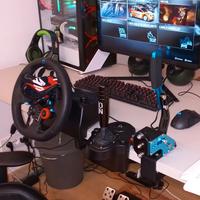postazione completa logitech g29