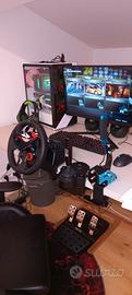 postazione completa logitech g29