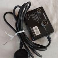 Convertitore segnale RF videocamera Sharp vintage