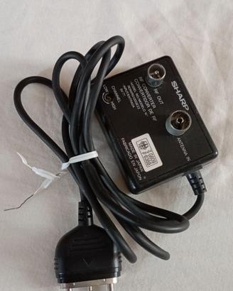 Convertitore segnale RF videocamera Sharp vintage