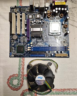 Scheda Madre Asrock Prescott 800 + CPU DDR400