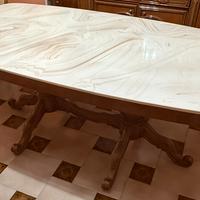 Tavolo sala da pranzo classico in marmo